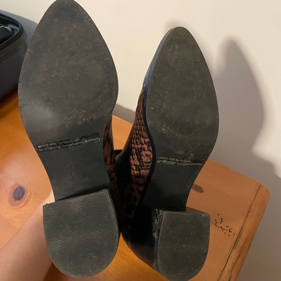 Studded Snakeskin Booties - Picture 5 of 5